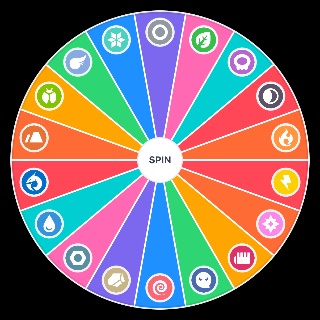 Pokémon Type Wheel