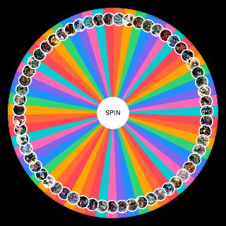 Spiderman Villains (60 Characters) Wheel