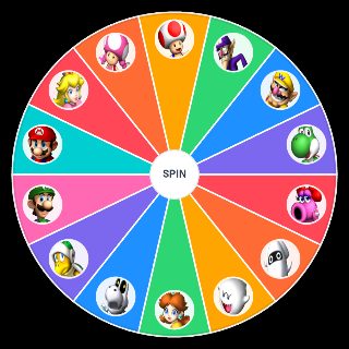 Random Mario Party 8 Playable Character Wheel