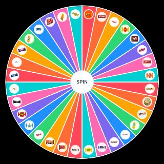 Spin the Wheel: chocolates de caixas de chocolate
