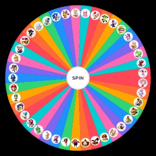Random Mario & Sonic characters Wheel