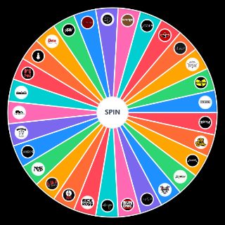Random Rapper Logos Wheel