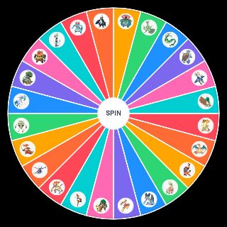 Pokemon Final Stage Starters Wheel