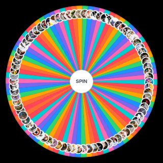 Indie/Alt Artists (82 Artists) Wheel