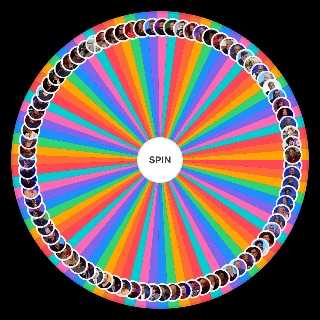 Random british comedians (extensive) Wheel