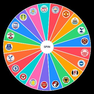 Random 24/25 Premier League Table Wheel