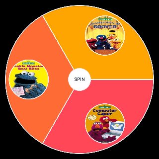 Sesame Street Home Videos Wheel