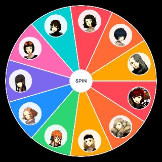 Persona 5 Royal Waifu Wheel