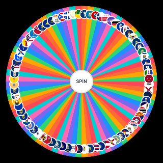 Spin the Wheel: State/Provincial flags of USA + Canada