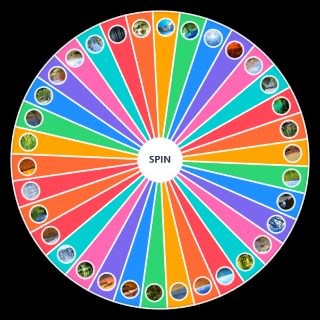 Random Landscapes, biomes, dimensions, etc. Wheel