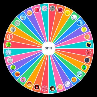 Spin the Wheel: BFDI/BFDIA CHARACTER