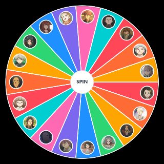 Random Violet Evergarden Characters Wheel