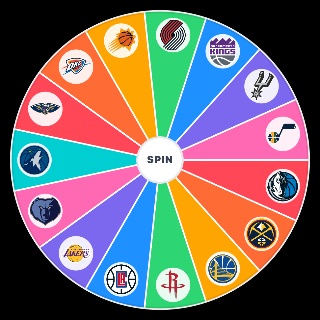NBA Western Conference Wheel