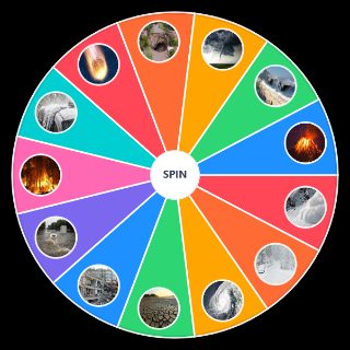 Random Natural Disasters Wheel