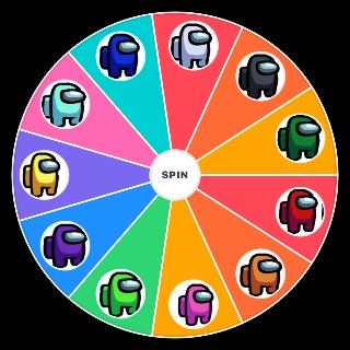 Random Among us skin color Wheel