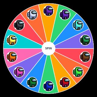 Spin the Wheel: Among Us Colours (SUS)