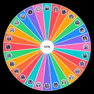 Random Genshin impact outfits Wheel