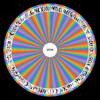 Random Bleach Characters (canon only) Wheel