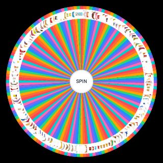 Spin the Wheel: сладости и вкусности