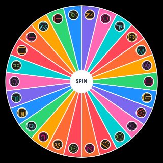 Spin the Wheel: Alphabet