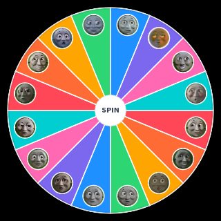 Spin the Wheel: Thomas the Tank Engine Faces (Duck)