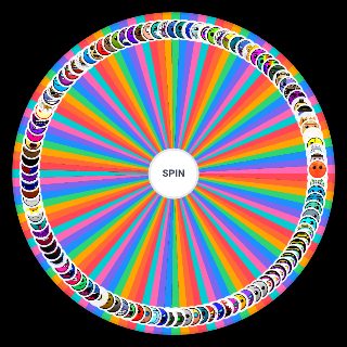 Geometry Dash Faces spectrum Wheel
