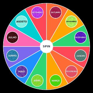 Spin the Wheel: Meses do ano