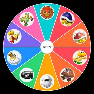 Spin the Wheel: Mario Enemies