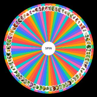 Random Vegetables (mostly) Wheel