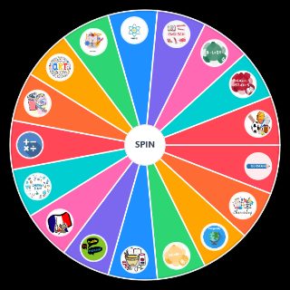UK Secondary School Subjects Wheel