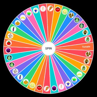 Spin the Wheel: Tomate & Zanahoria Personajes Poder