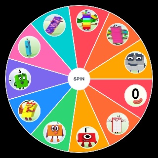 Spin the Wheel: Numberblocks 0 10