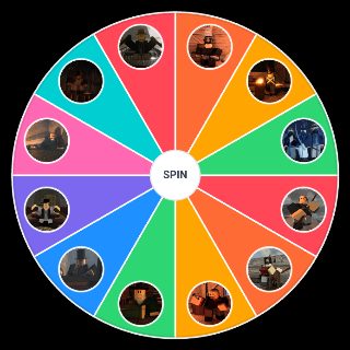 Random Guts and Blackpowder NPCs Wheel