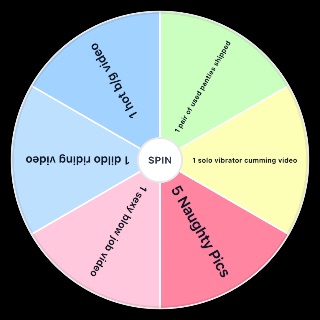 Tip $10 to spin the wheel