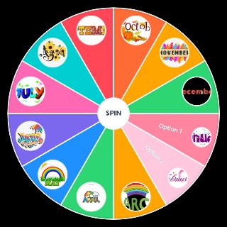 BIRTHDAY MONTH WHEEL